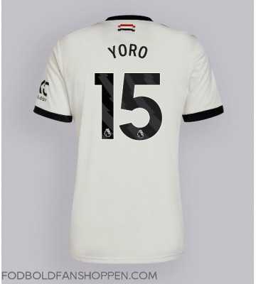 Manchester United Leny Yoro #15 Tredjetrøje 2024-25 Kortærmet